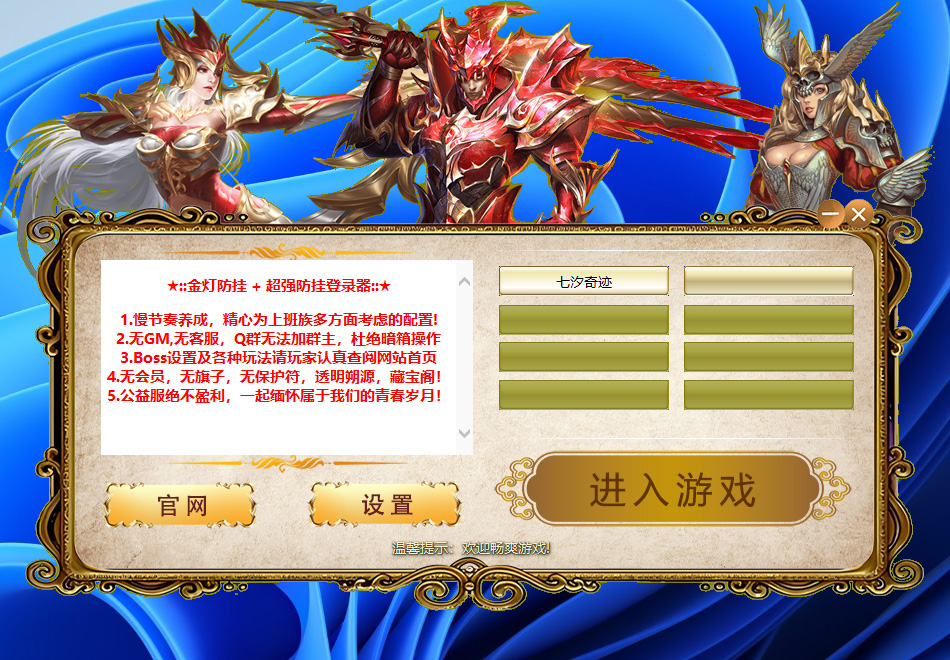 ITG VIP 登录器界面5